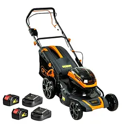 Газонокосарка акумуляторна GTM BLM48-SP 2x18 В + 2 АКБ та 2 ЗП (BLM48-SP_KIT) - мініатюра 7