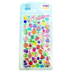 Набір 3D-наліпок Тікі фрукти S2 Tiki Wiki 25ESE009-09 серії Crystal