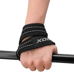 Силові ремені RDX Gym Lifting 8 Figure Straps Gray M (WAC-W8G-M) - мініатюра 2