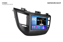 Штатна автомагнітола EasyGo M9-3-32-HT Hyundai Tucson 2015-2018 - мініатюра 2