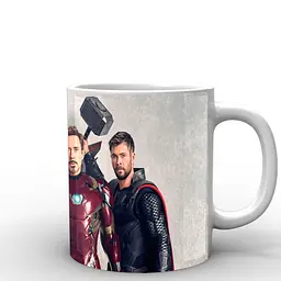 Кухоль GeekLand Avengers Месники сем, тор та тоні старк AG.02.020 330 мл білий - мініатюра 3