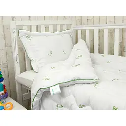 Дитячий комплект постільної білизни Руно Bamboo Style бамбук 105х140 см білий (923.52_Bamboo Style_demi) - мініатюра 2
