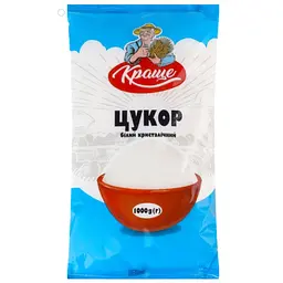 Цукор білий кристалічний Краще 1 кг
