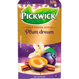 Чай фруктово-трав'яний Pickwick Plum dream з корицею сливою ваніллю 40 г (20 шт. по 2 г) - мініатюра 4