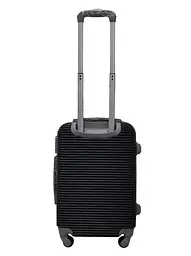 Валіза маленька S ABS-пластик Milano bag 004 56,5×39×24см 40л Чорний - мініатюра 3