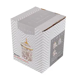 Банка для сипучих продуктів Elmani Butterfly з кришкою 1.25 л (763-025) - мініатюра 3
