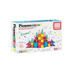 Конструктор Picasso магнітний Tiles Mini Diamond Series Set 60 деталей (817338022303)