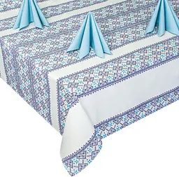 Набір Home Line скатертина з серветкою Полісся незабудка 150х180 см (199571)