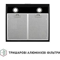 Витяжка пласка Perfelli PL 5002 BL LED - мініатюра 5