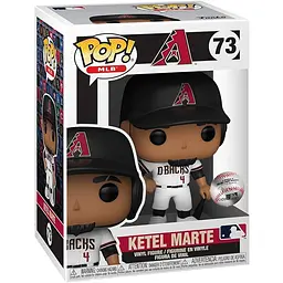 Фігурка Funko Pop Фанко поп Ketel Marte Arizona Diamondbacks Кетель Марте Арізона Даймондбекс 10 см KM AD 73 - мініатюра 3