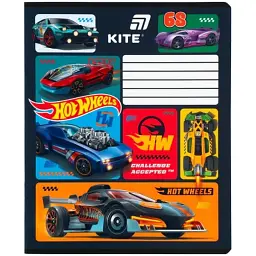 Зошит Kite Hot Wheels, 12 аркушів, лінія (HW26-234) - мініатюра 6