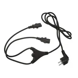 Кабель живлення C13 2x 2.0m Cablexpert (PC-186-ML6)