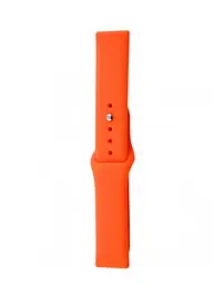 Ремінець Silicone 20 mm Watch Active/Galaxy S4 42 mm/Gear S2/Xiaomi Amazfit Помаранчевий - мініатюра 2