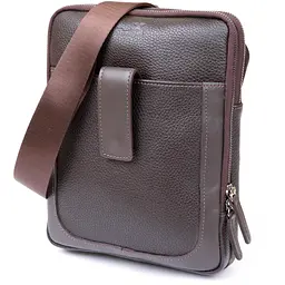 Чоловіча шкіряна сумка SHVIGEL 20х26,5х4,5 см sum0012314