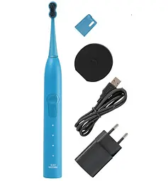 Звукова гідроактивна зубна щітка Megasmile Black Whitening ІІ Pacific Blue, блакитний - мініатюра 2