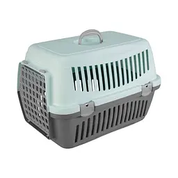 Переноска для котів і собак AnimAll CNR-134, сіро-м'ятна, 58×42×42 см