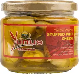 Жовтий перець Yunus фарширований сиром 290 г (8684718195153)