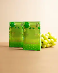 LULULUN Face Mask Shine Muscat омолоджуюча маска з катехінами винограду, 1 шт х 5 уп - мініатюра 3
