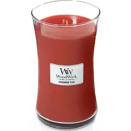 Свічка Woodwick Cinnamon Chai Large Чай з корицею 609 г (93104E) - мініатюра 2