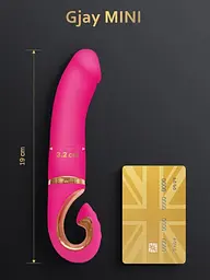 Вібратор Gvibe Gjay Mini Реалістичний, 19х3.2 см - мініатюра 4