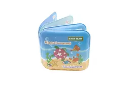 Іграшка-книжка для ванни з пискавкою 4+ Baby team Різні кольори