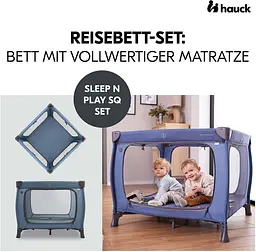 Дитячий манеж Hauck Sleep N Play SQ Dark Blue - мініатюра 8