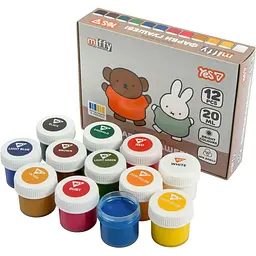 Фарби гуашеві Yes Miffy 12 кольорів 20 мл (230446) - мініатюра 3