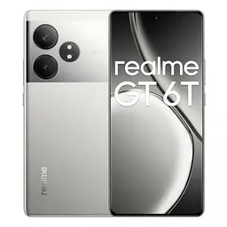 Смартфон Realme GT 6T 12/256Gb Fluid Silver (UA UCRF) [NFC, 5G]