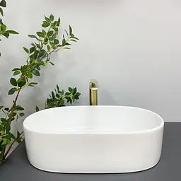 Умивальник VBI Aversa white накладний VBI-014200, Білий - мініатюра 5