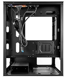 Корпус 1stPlayer X4-M-BK-2F1P-1F1 Black без БП - мініатюра 6