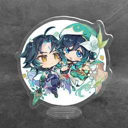 Акрилова колекційна фігурка Chibi Геншин Імпакт - Genshin Impact Сяо та Венті 10 см - мініатюра 2