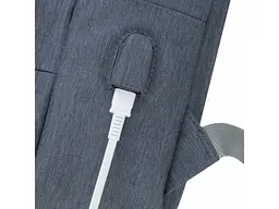 Рюкзак для ноутбука RIVACASE 7562 dark grey anti-theft 15.6 - мініатюра 12