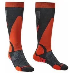 Шкарпетки Bridgedale Ski LW Graphite/Orange M (1053-710550.135.M)