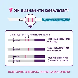 Тест-смужка для визначення вагітності Evitest №2, 2 шт. (3027256) - мініатюра 4