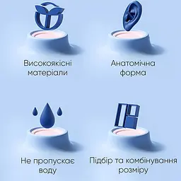Бервуха (Беруші) Renvo Light Чорний Уні (2SCL120-01) - мініатюра 4