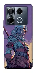TPU чохол Demsky The witcher ciri для Infinix Note 40 Pro 4G