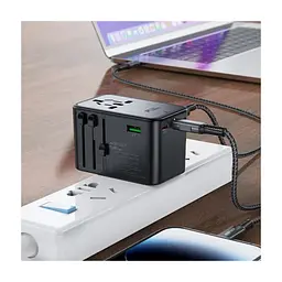 Зарядний пристрій Acefast 5xUSB 75W (3xUSB-C + 2xUSB-A) Gan Z1 Fast Charger (6974316282495) - мініатюра 10