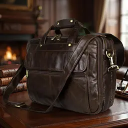Сумка чоловіча 14247 для ноутбука з діагоналлю 15.6 дюйма Vintage коричнева