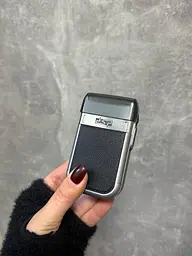 Акумуляторна чоловіча електробритва DSP 60019 сухе вологе гоління бороди і вусів шейвер USB 3 Вт Сірий - мініатюра 8