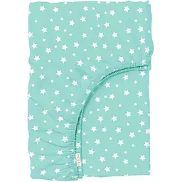 Простирадло Cosas на резинці 120х200 mint starfall, м'ята (StarfallMint_120x200x20)
