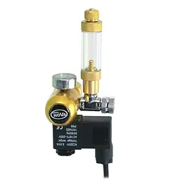 Редуктор CO2 Aqua Nova NCO2-REG з лічильником бульбашок і електромагнітним клапаном - мініатюра 2