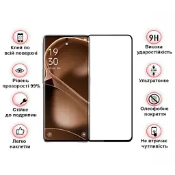 Скло захисне BeCover Poco X6 Pro Black (710625) - мініатюра 3