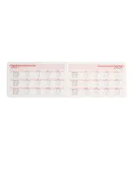 Щотижневик 2027 10х17 см LEO Planner Binario датований бежевий (252738) - мініатюра 6