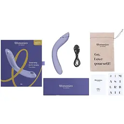 Вібратор для точки G з вакуумною стимуляцією Womanizer OG Lilac - мініатюра 7