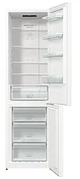 Холодильник з нижньою морозильною камерою Gorenje NRK6201EW4 200х60х60см 2 двері 235 (96) л А+ Total NF Зона свіжості білий - мініатюра 4