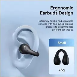 Навушники Baseus AirGo AS01 Open Ear Clip On Wireless Earbuds чорні (A00069101113-00) - мініатюра 8