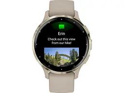 Смарт-годинник Garmin Venu 3S Soft Gold S. Steel Bezel w. French Gray Case and S. Band (010-02785-02) - мініатюра 6