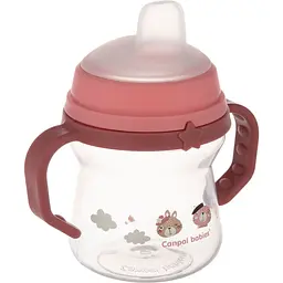 Кружка тренувальна Canpol babies First Cup Bonjour Paris 150 мл рожевий - мініатюра 5