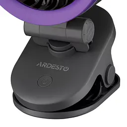 Вентилятор Ardesto OneBreeze настільний/настінний 9 см сірий (FT-M83GR) - мініатюра 7