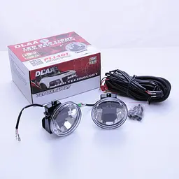 Протитуманні LED Фари круглі / кнопка вкл / викл / Лінзовані D100 мм / 12V / 12W / 6000K-CREE / 2 шт.